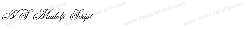 NS Mudolf Script字体转换